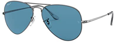 Ray-Ban Unisex RB3689 Sonnenbrille, Gold, 58