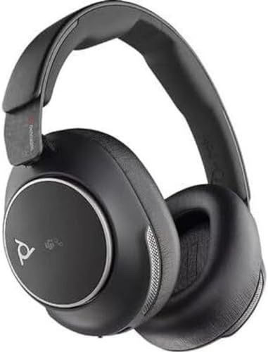 Plantronics Auriculares para equipo de audio Voyager Surround 80 UC Teams, USB-C, Adaptador USB-C/A, VS80T, BT700C, Negro​