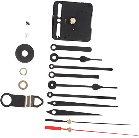 Housoutil 2sätze Uhrwerk Mit Verschiedenen Zeigern Für DIY-uhrenreparatur Geräuschloses Uhrwerk Langlebige Kunststoffteile Zum Ersetzen Und Herstellen Von Wanduhrmechanismen