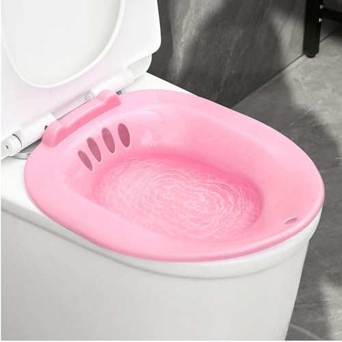 Baignoire de Sitz pour les toilettes, bain de sitz portable pour les hémorroïdes, salon de bain Sitz post-partum, salon de bains de Sitz, siège de toilettes bidét