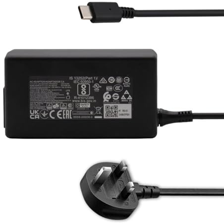 65W USB C Charger Replacement For LG Gram 14T90Q ADT-65DSU-D03-2, Gram 16Z90Q ADT-65DSU-D03-2 EAY65895901 16T90R 17Z90P 17Z90N 17Z90P 17Z90N 17Z95N 17Z90Q 17Z90R 17Z95P Laptop Adapter