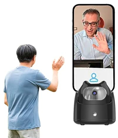 Auto -Seguimiento teléfono Titular Gimbal - 360 ° Reconocimiento Cara Estabilizador de Montaje, Dispositivo Inteligente grabación, transmisión en Cuerpo Tripod | Precisión giratoria móvil