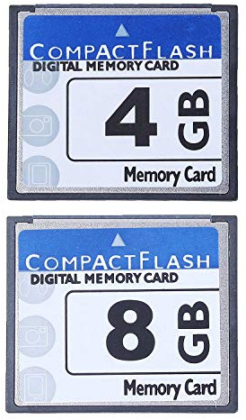 HWIREUIGT 2x Professional 8GB/ 4GB Compact Flash Memory Card(White&Blue)