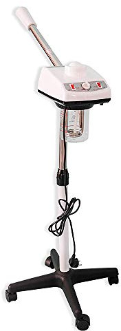 Sanqiao Professional Ozone Facial Steamer, Adjustable Warm Mist Face Sauna with Wheels, Hydration Beauty Machine for Home & Salon