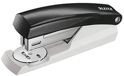 Leitz kleines Heftgerät, 25 Blatt, Schwarz, Ergonomisches Kunststoffgehäuse, Inkl. Heftklammern, New NeXXt, 55010095