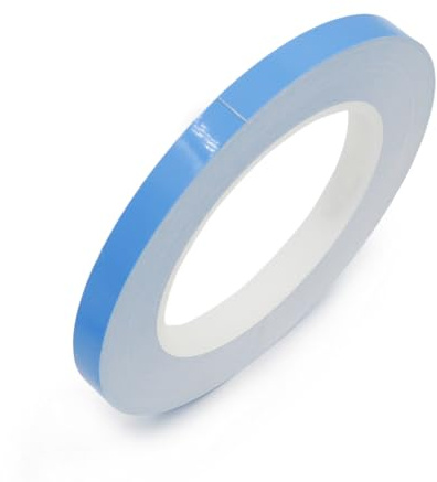 GENNEL Thermal Adhesive Tape, 10mm x 25m (0.4in x 82ft) Double-Sided Thermal Tape, Non Conductive, for Heatsink LED Strip Mosfet SSD DDR GPU CPU PCB IC Chipset