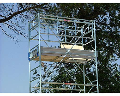 Trabattello in acciaio H 5,40 MARCHETTI GRIM EU 75 dimensione 76x165 cm