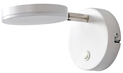 Lindby LED Wandlampe schwenkbar & drehbar, Wandstrahler mit Schalter 1 x 4,5W warmweiß (3.000K) Strahler Wohnzimmer