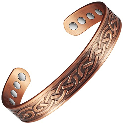 Magnetisches Kupfer Armband Mode Retro Kupfer Magnet Armband Kupfer Magnettherapie Energiearmband, Kupfer