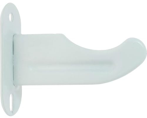 Console à visser pour radiateur fonte - Epoxy blanc - Axe 85 mm