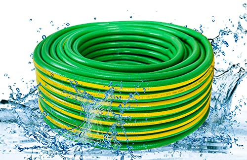 Berry Garden Hose Pipe, 50 Meter | 1/2 Inch Diameter Green Kink Resistant Radial Braided Reinforced Hose for Outdoor Use and Gardening
