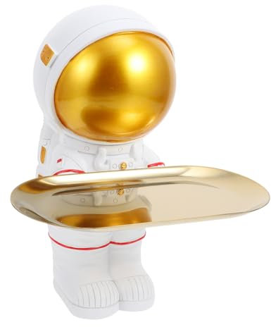 Abaodam 1satz Kreatives Astronauten Schlüsselablage Ornament Aus Resin Dekoratives Tablett Für Schlüssel Und Kleinigkeiten Für Eingangsbereich Und Wohnkultur Kleine