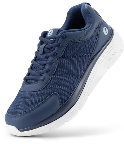 FitVille Zapatillas Caminar Hombre Extra Anchas Zapatos Hombre Casuales Sneakers Comodos Calzado Deporte Hombre Transpirables