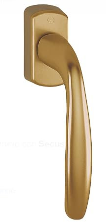 maniglia per finestra balcone Martellina DK HOPPE in alluminio con Secustik® e VarioFit® (F4 alluminio aspetto bronzo)