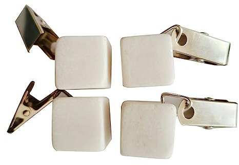 LLHCF Set mit 4 Tischdeckenbeschwerern, Metall-Clip, Anhänger, schwere Tischdeckenaufhänger für Tischdekoration, Innen- und Außenbereich