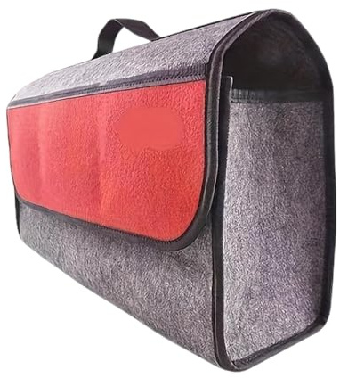 Generico Organisateur de coffre, Organisateur de coffre de voiture - Boîtes de rangement en feutre pour le dos - intérieur, sac de rangement multifonctionnel pour camion pour un