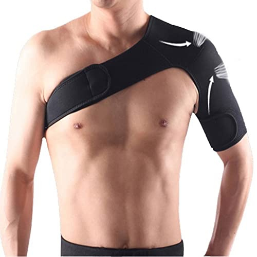 Épaulière de Maintien Sport Poche de Glace Chaud/Froid - Attelle Épaule Coiffe Rotateurs Homme/Femme - Orthèse d'Épaule Tendinite, Arthrose, Luxation - Manchon Compression Néoprène Bras Gauche/Droit