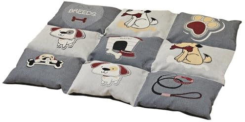 Nobby liggmatta Patchy Classic grå/beige L x B: 58 x 80 cm