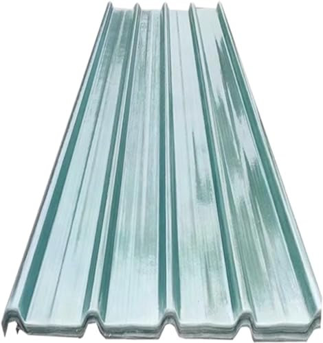 Usknxiu Transparent Roof Sheet for Greenhouse Canopy, Impact Resistance Corrugated Roofing Sheets, Roofing Cladding Panel, Easy to Bend Cut 2mm,35x35in / 90x90cm