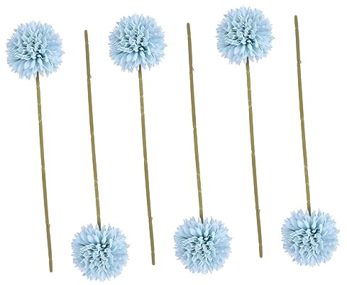 GOOHOCHY 6 Pezzi Fiore Artificiale Giacinto Per Bouquet Matrimonio Festa Decorazione Plastica Naturali Non Sbiadiscono