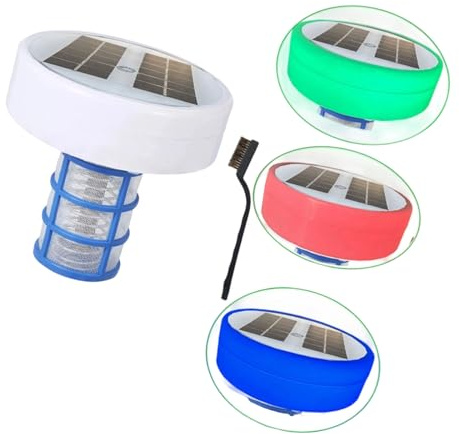 Solar-Kupfer-Ionisator, automatischer schwimmender Poolreiniger, Schwimmreiniger für Boden- und Innenpools, automatischer schwimmender Reiniger für Spa-Whirlpools