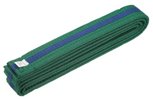 YELARXI Karate Belt, Martial Arts Ranking Belts Solid Cotton Double-Layered Core Long Soft Uniform Training