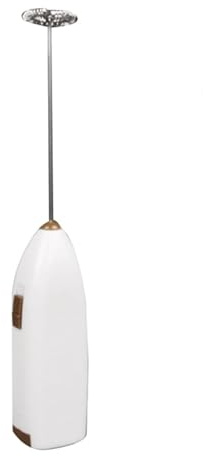 Espumador de Leche portátil de 2 Piezas, Mini batidora eléctrica con Base de Acero Inoxidable para Preparar Chocolate, café y Leche.