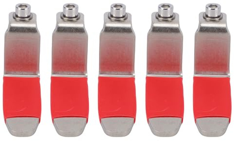 Fafeicy 5 Ganchos para Pistola de Clavos de Aire, Herramienta Neumática en Forma de L, Gancho para Viga para Pistolas de Soplado de Martillo de Clavadora de Aire, con Accesorio Giratorio