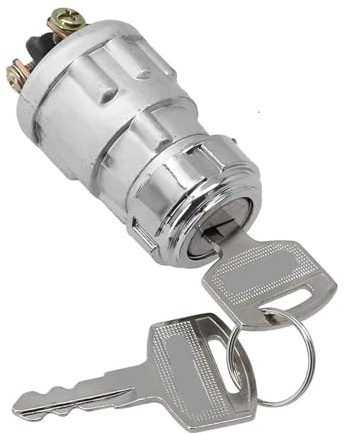 Interruttori di avviamento e accensione dell'auto Interruttore di accensione/spegnimento/avviamento universale per auto e barca, 12 V, 3 posizioni, con 2 chiavi Interruttori di accensione