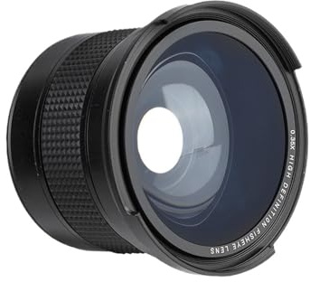 Objectif Fisheye 58MM 0,35x Super Grand Angle for Appareil Photo Reflex numérique Noir