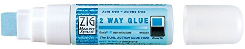 Zig 2-Way Glue Pen Bulk-Jumbo Tip 12PK