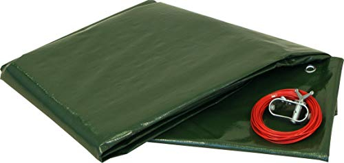 Abdeckplane Oval 725x460 cm, 180 gr./m² Winterabdeckplane aus PEB