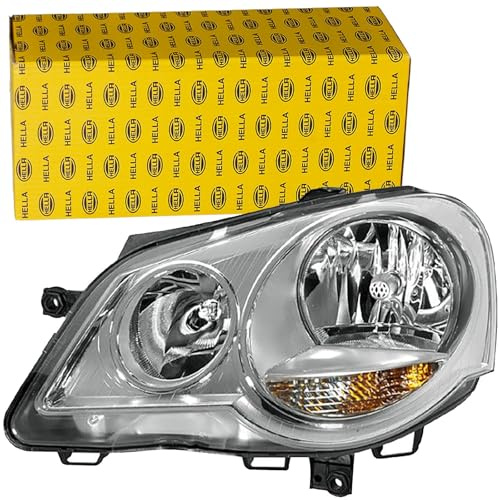 HELLA 1LE 247 019-191 Halogen Scheinwerfer - VW Polo (9N_) - ECE