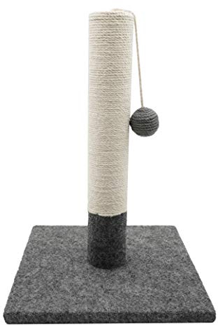 Poteau griffoir - TYROL - 404113 - Simple - Gris et blanc - 42cm