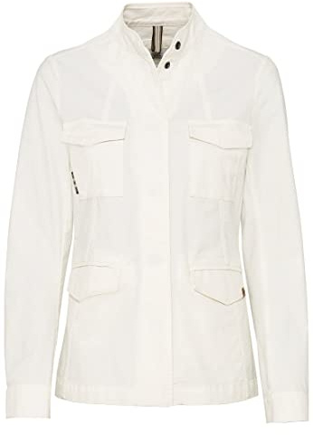 camel active Damen Fieldjacket aus einem Baumwoll-Mix Wollweiß, womenswear-40