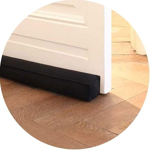 Magnetischer Zugluftstopper für Türen 100cm - Türluftstopper für Schutz - Türbodendichtung Schwarz - Zugstopper vor Zug und Lärm - Quadratischer Draft Stopper - Verschiedene Größen und Farben