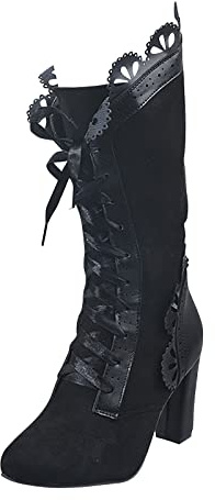 2022 Bottes Femmes Gros Talon Haut à Lacets Bottes Militaires Vintage Chelsea Bottines Chaud ImperméAble Confortable Sans Lacet Chaussures D'Hiver En Plein Air Thermique Ultra léger Antidérapant