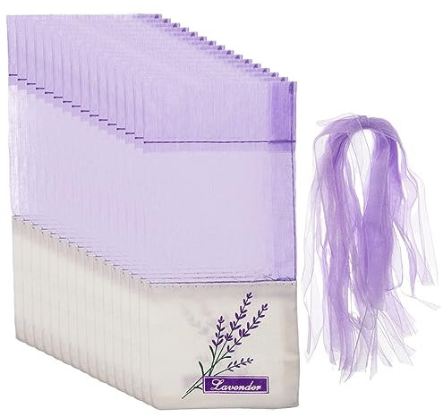 ULDIGI 50stücke Leere Lavendelbeutel Lavendelsäckchen Taschen Säcke Für Lavendel Gewürz Leere Duftsäckchen Packtasche