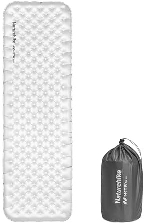 Naturehike Thermal 6,5 R - Materassino da campeggio con pareti laterali, 4 stagioni, spessore 10 cm, ultraleggero, autogonfiabile, durevole, con borsa gonfiabile