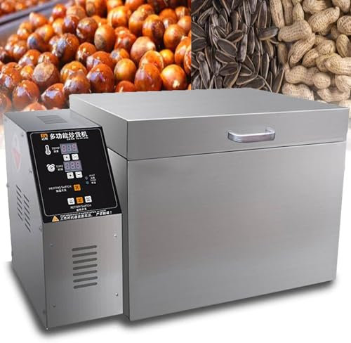 Coffee Bean Roaster, 2/4 Kg Adjustable Electric Coffee Roaster - Stainless Steel, Temperature and Timer Control, for Baking Coffee, Chestnuts,2000g