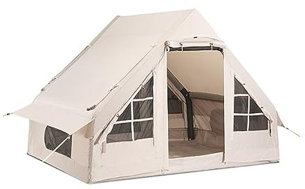 UHJKLA Zelte Aufblasbares Dachzelt Wasserdichtes Zelt Größeres Luxus-Camping-Hotelzelt im Freien Familienpartyzelt