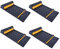 Set di 4 tappetini per guida di parcheggio, 11 x 21 cm, 28 x 53 cm, antiscivolo e durevole, accessori di aiuto al parcheggio per veicoli da garage