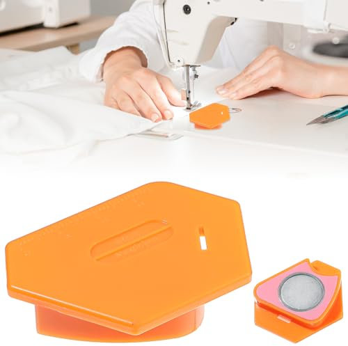 JJUNW Magnetische Nahtführung, Abnehmbare Magnetic Seam Guide mit Skala Multifucntional Magnet Nahtführung Universal Magnetische Naht-Nähführung für Anfänger