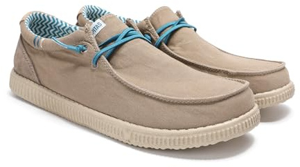 PITAS | WP150 LEDRO | Mocasines de Hombre | Náuticos Casual | Taupe 40