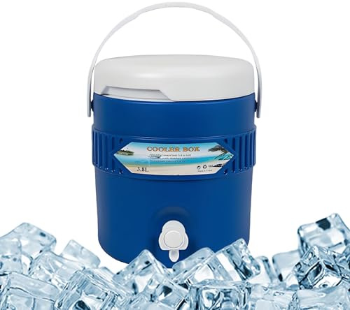 Gallon Water Bottle - 3.8L Insulated Water Coolers,Drink Dispensers Portable Sturdy Beverage Serveware for Outdoor Events & Gatherings