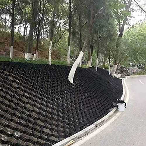 Waben-Kies-Gitter-System für Heimwerker, Terrasse, Gehweg, extra lang, 5 x 6 m, Größe für durchlässigen Pflasterstein, flexibles und langlebiges Geo-Gitter