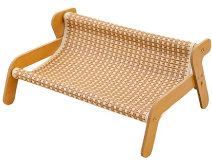 Aymzbd Kratzbrett Katzen Sofa Kratzmatte Lounge Katzenbett Aus Holzmaterial für Kratzmöbel Katzenlounge Kratzpad für Katzenbesitzer Innenräume Wohnbereich, Kühlmatte