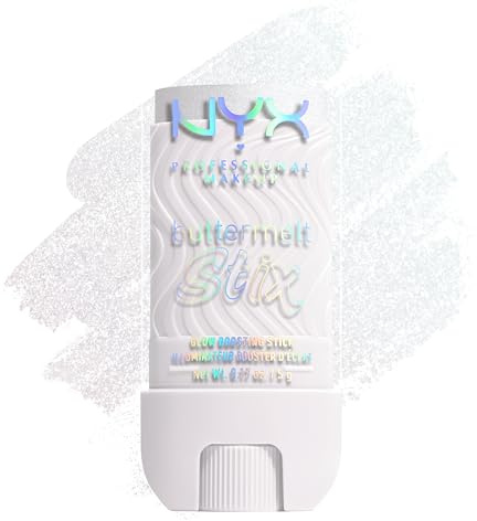 NYX Professional Makeup Buttermelt Highlighter Stix - Stick onctueux - Effet glowy - Texture ultra-fondante - Tenue 8H - Fini naturel sans effet gras - Teinte : That's So Melt