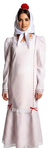 Costumizate! Disfraz Chulapa adulta en varias tallas para Mujer. Vestido tradicional madrileño con lunares especial para San Isidro.