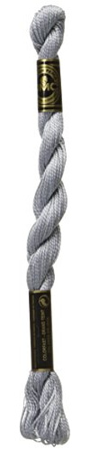 DMC 115 5-415 Pearl Cotton Thread, Pearl Grey, Size 5